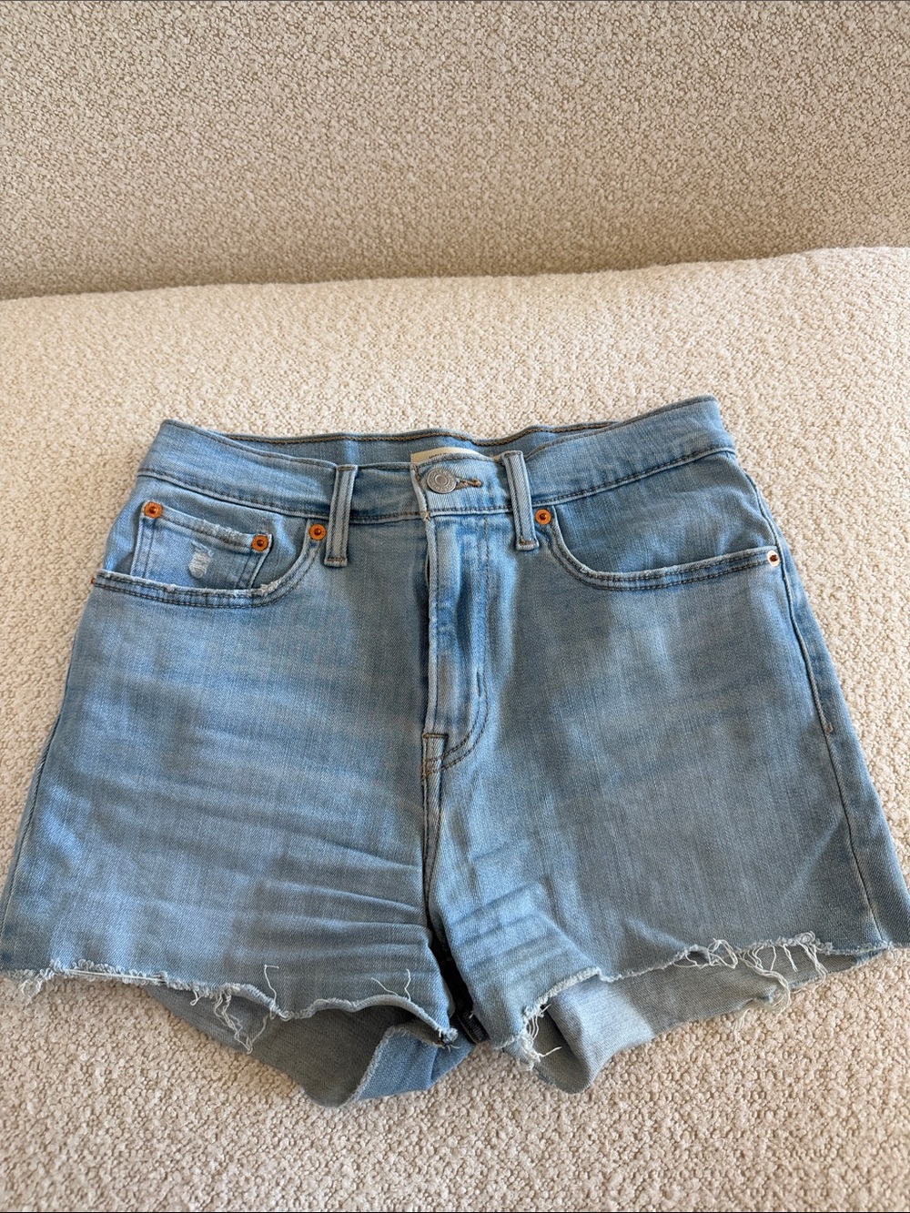 Levi’s Light Blue Denim Women's Shorts - size 27